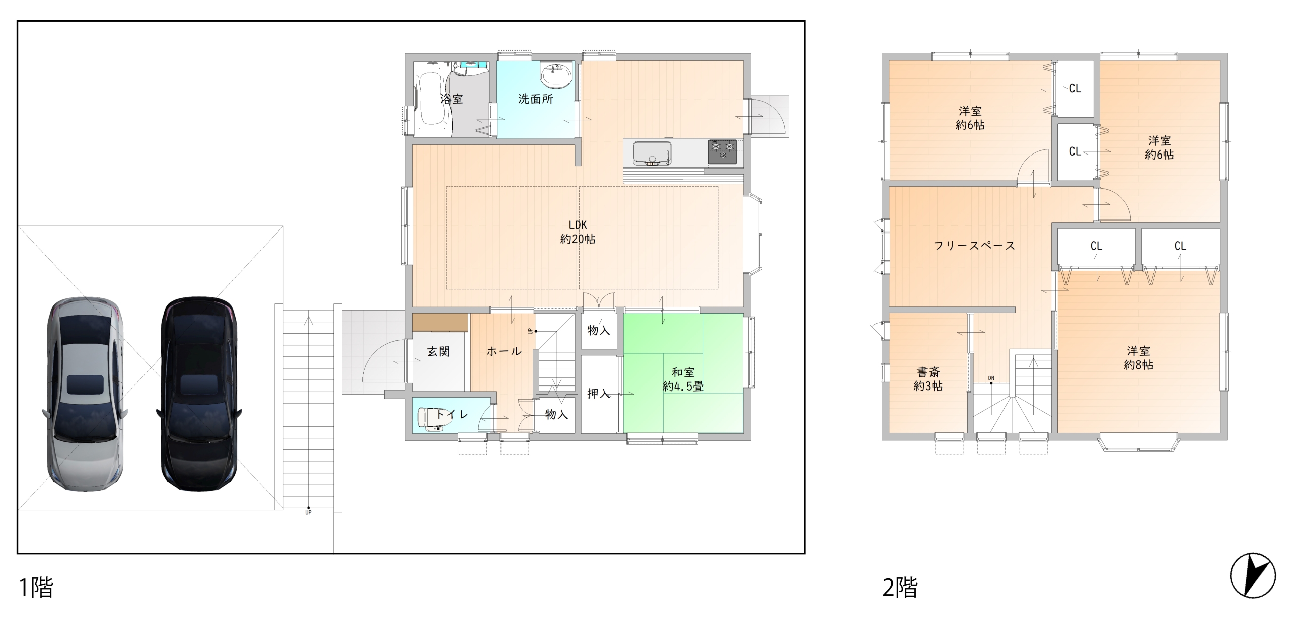 栗東市安養寺 中古戸建-間取り図